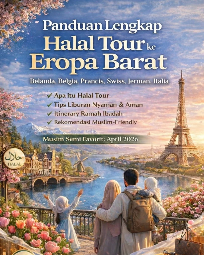 Panduan Halal Tour Eropa Barat